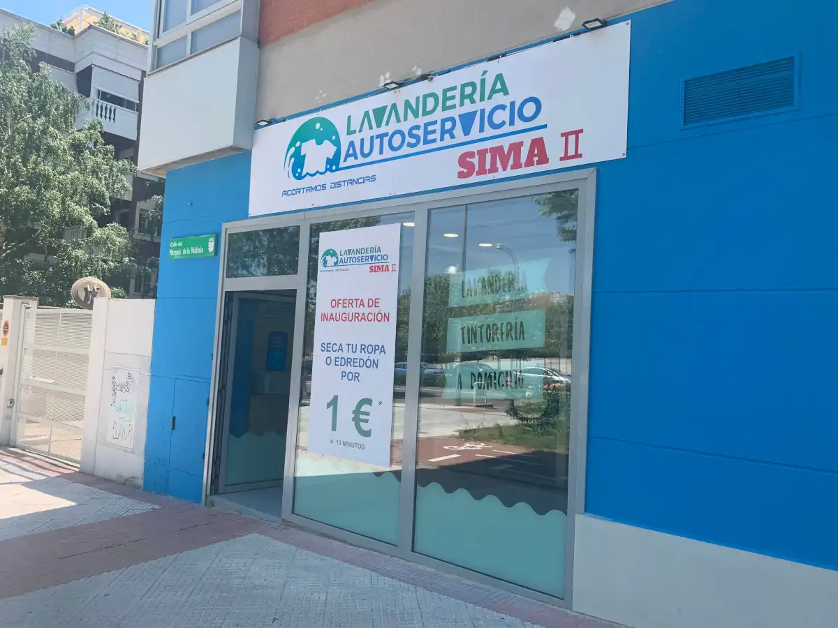 Lavandería autoservicio Sima II en Alcobendas