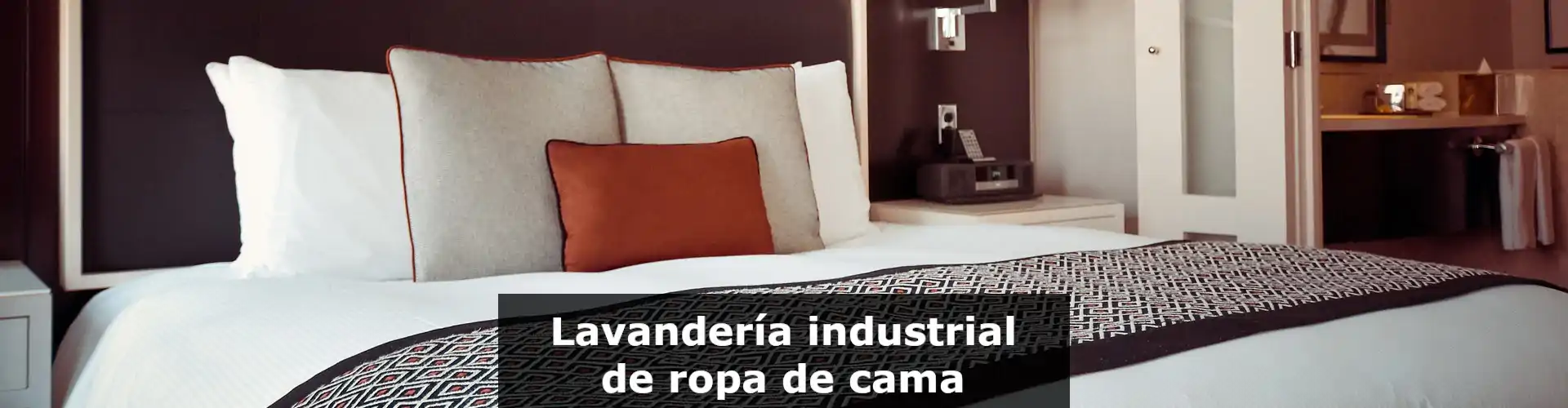 Lavandería industrial de ropa de cama